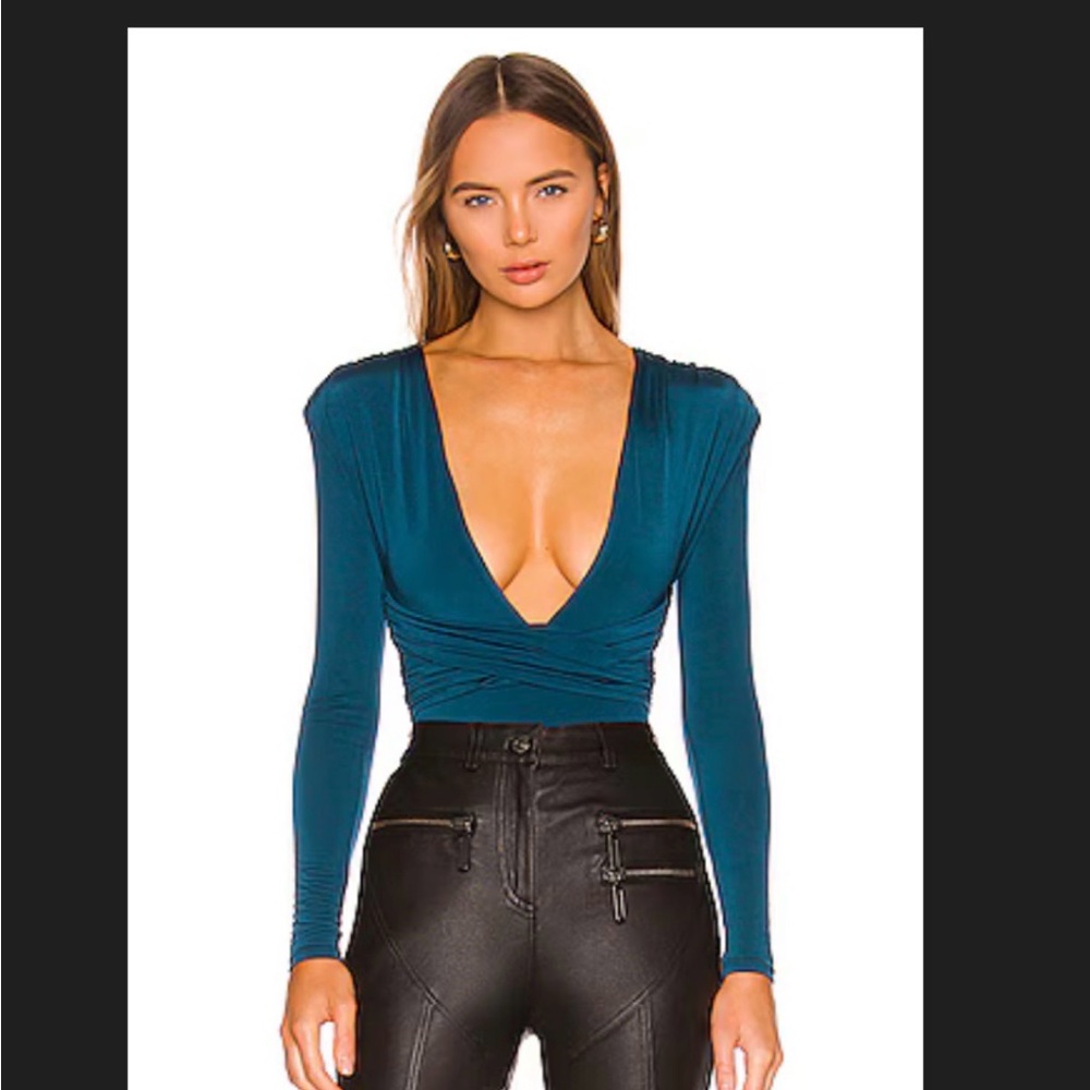 ANYA BODYSUIT IN DARK TEAL
